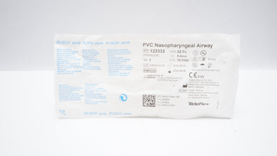 Teleflex 123332 Rusch PVC Nasopharyngeal Airway 32 Fr. 8.0mm I.D. x 10.7mm O.D.